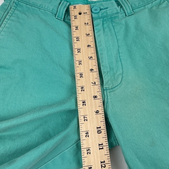 J Crew Shorts Mens Size 31 Green Flat Front Pockets - Picture 6 of 8